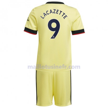 Maillot de Foot Arsenal Alexandre Lacazette 9 Extérieur 2021-22 - Enfant